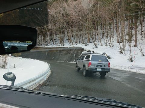 ハイラックス　デモカー　川場スキー場　道中　